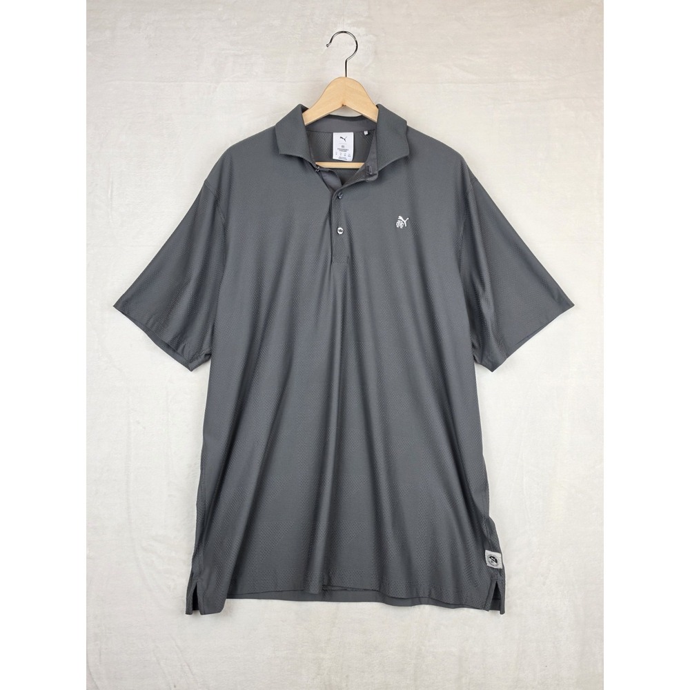 Puma x Reigning Champ Golf Polo Mens XL Gray Limited Edition